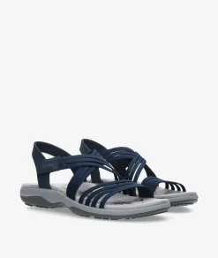 Mujer Skechers Sandalias 164036 en marino