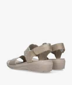 Mujer Skechers Sandalias 163165 en beige