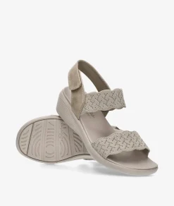 Mujer Skechers Sandalias 163165 en beige
