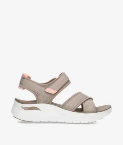 Mujer Skechers Sandalias 164078 en topo