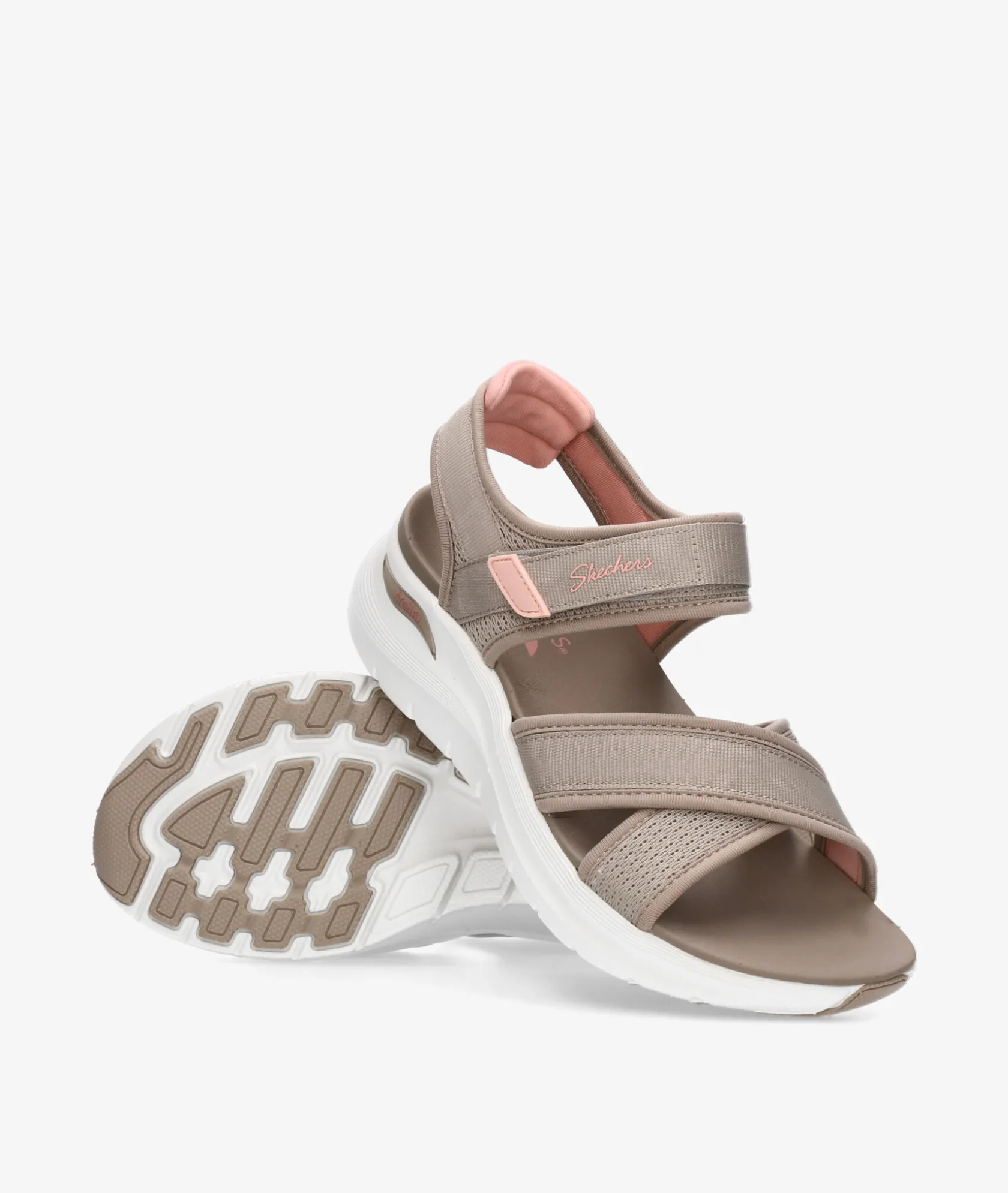 Mujer Skechers Sandalias 164078 en topo