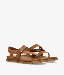 Mujer UGG Sandalias GOLDENGAZE TOE POST en cuero