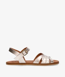 Mujer pabloochoa.shoes Sandalias VIVANT VELVET en platino