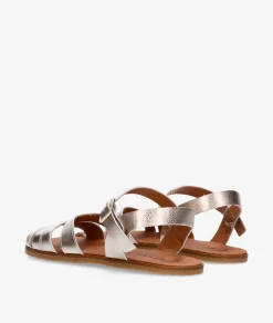 Mujer pabloochoa.shoes Sandalias VIVANT VELVET en platino