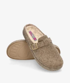 Mujer Bio Relax Zapatillas de casa 12079 en