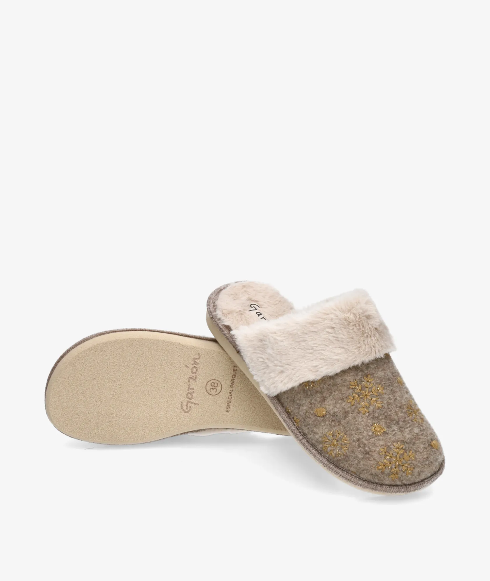 Mujer Garzón Zapatillas de casa P155