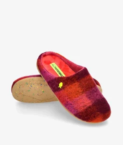 Mujer Hot potatoes Zapatillas de casa CORRELL en multicolor