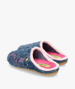 Mujer Hot potatoes Zapatillas de casa VINING en jeans