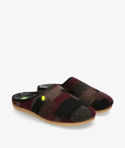 Hombre Hot potatoes Zapatillas de casa SEBEKA en burdeos