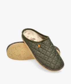 Hombre Hot potatoes Zapatillas de casa STAFFORD en caki