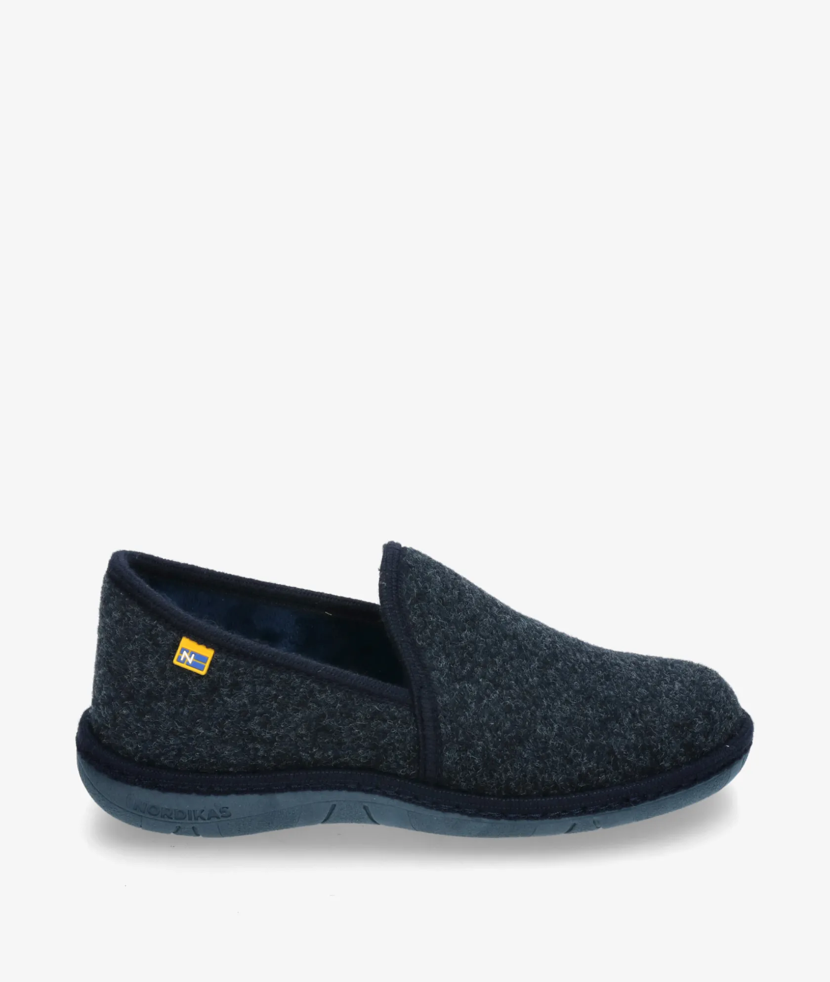 Hombre Nordikas Zapatillas de casa 2631 en azul marino