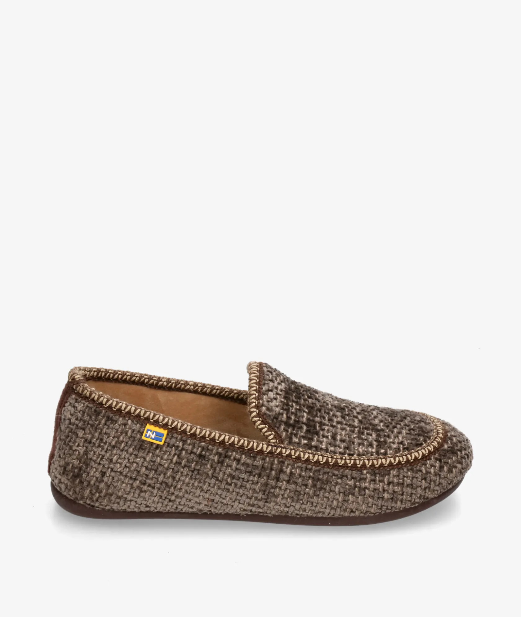 Hombre Nordikas Zapatillas de casa 2196 en topo