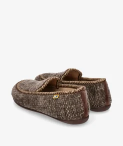 Hombre Nordikas Zapatillas de casa 2196 en topo