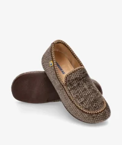 Hombre Nordikas Zapatillas de casa 2196 en topo