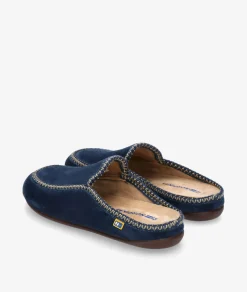 Hombre Nordikas Zapatillas de casa 2195 en marino