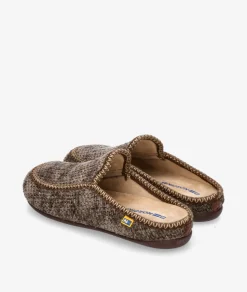 Hombre Nordikas Zapatillas de casa 2195 en topo