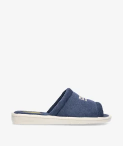 Hombre Nordikas Zapatillas de casa 6679 en azul marino