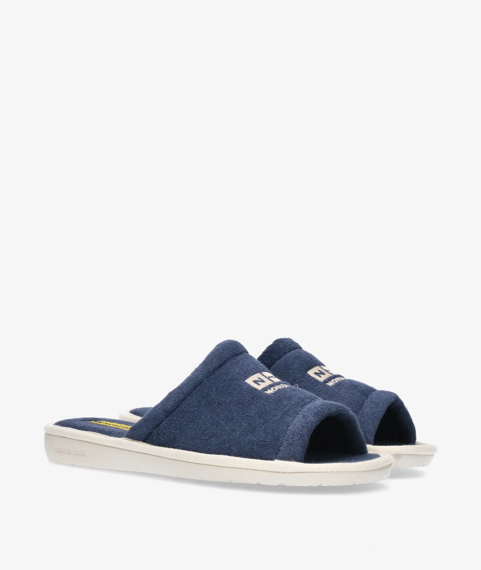 Hombre Nordikas Zapatillas de casa 6679 en azul marino