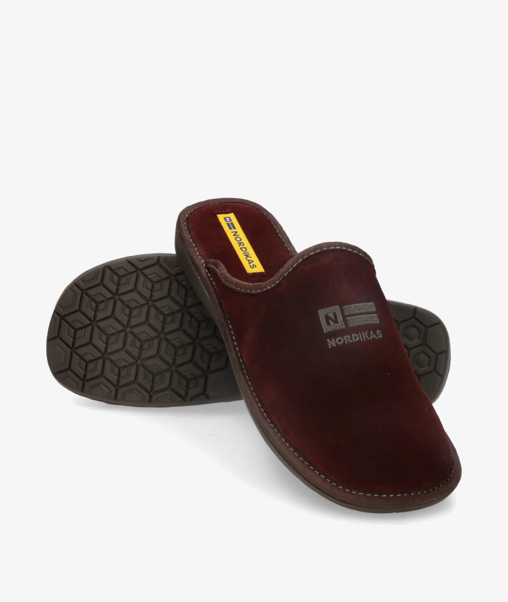 Hombre Nordikas Zapatillas de casa 236/F en serraje