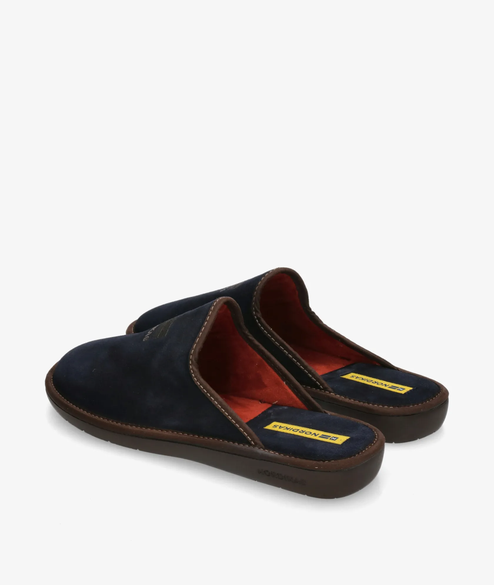 Hombre Nordikas Zapatillas de casa 236/F en serraje