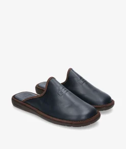Hombre Nordikas Zapatillas de casa 188/F en marino
