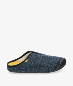 Hombre Nordikas Zapatillas de casa 9925/N en azul marino