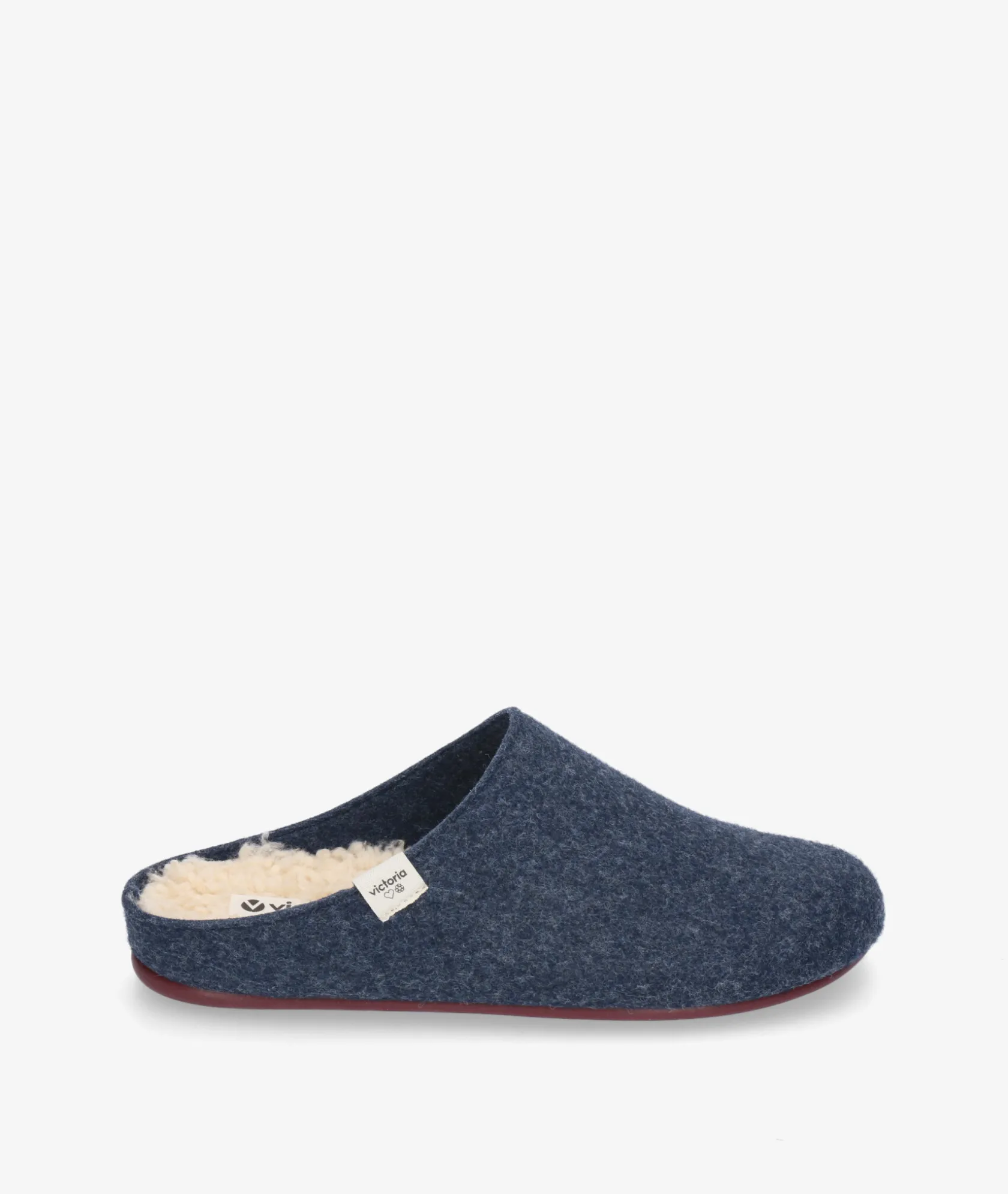 Hombre Victoria Zapatillas de casa 1081100 en azul marino