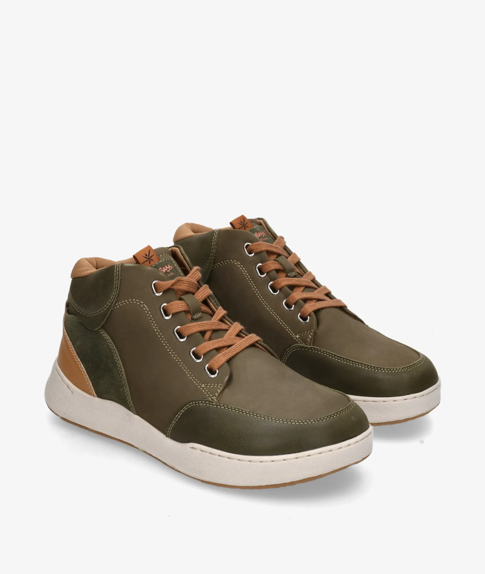 Hombre Sunni Sabbi Zapatos barefoot SENZO 019 en caki
