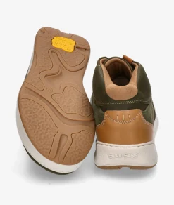 Hombre Sunni Sabbi Zapatos barefoot SENZO 019 en caki