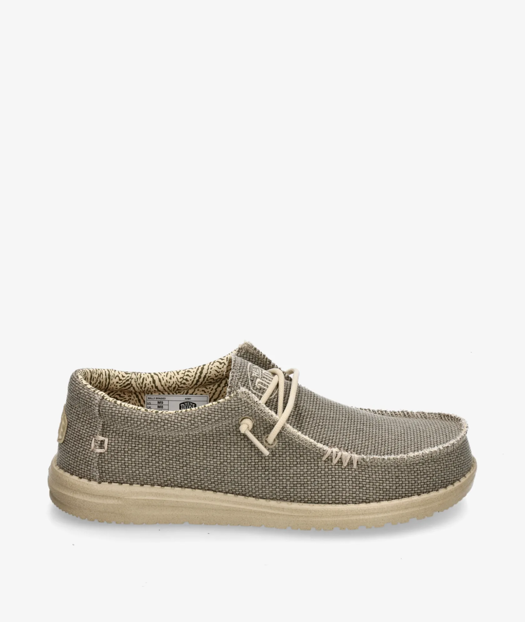 Hombre Dude Zapatos casual WALLY BRAIDED en topo