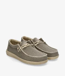 Hombre Dude Zapatos casual WALLY BRAIDED en topo