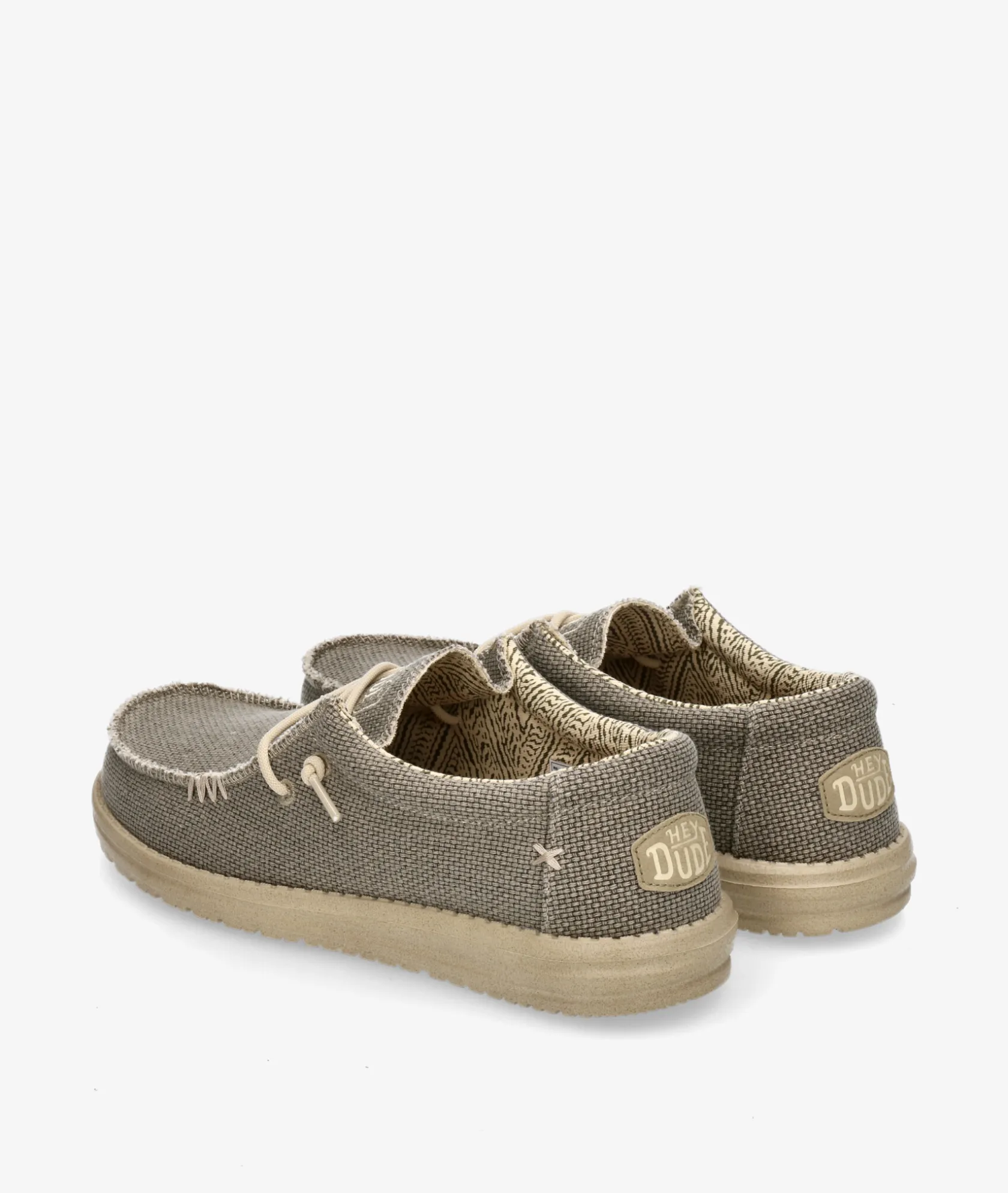 Hombre Dude Zapatos casual WALLY BRAIDED en topo