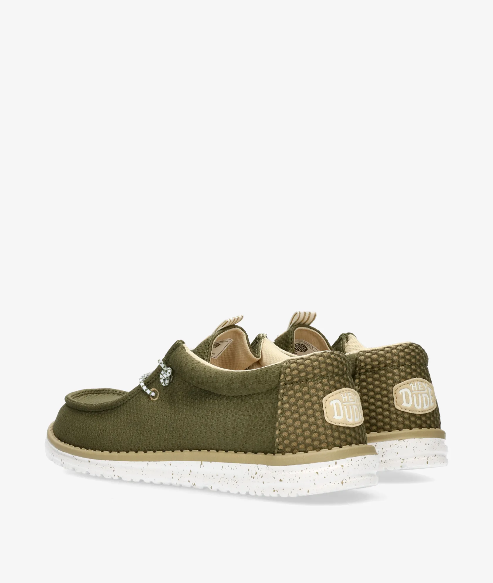 Hombre Dude Zapatos casual WALLY MESH NEUTRALS en caki