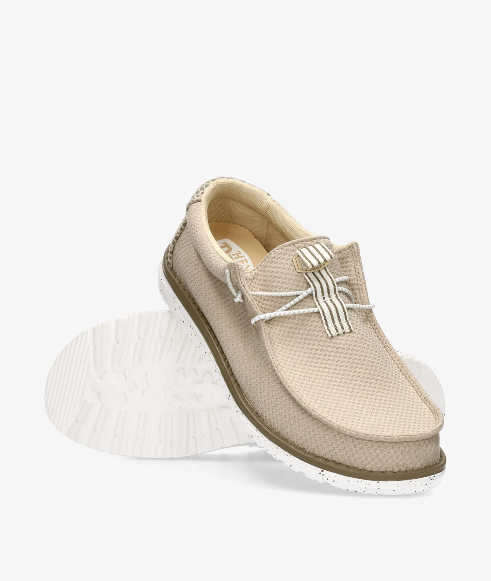Hombre Dude Zapatos casual WALLY MESH NEUTRALS en