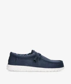 Hombre Dude Zapatos casual WALLY STRETCH CANVAS en marino