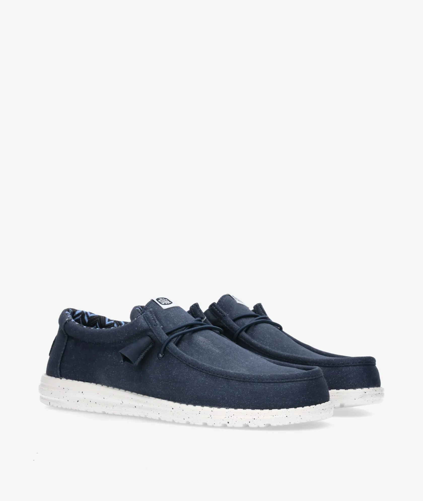 Hombre Dude Zapatos casual WALLY STRETCH CANVAS en marino