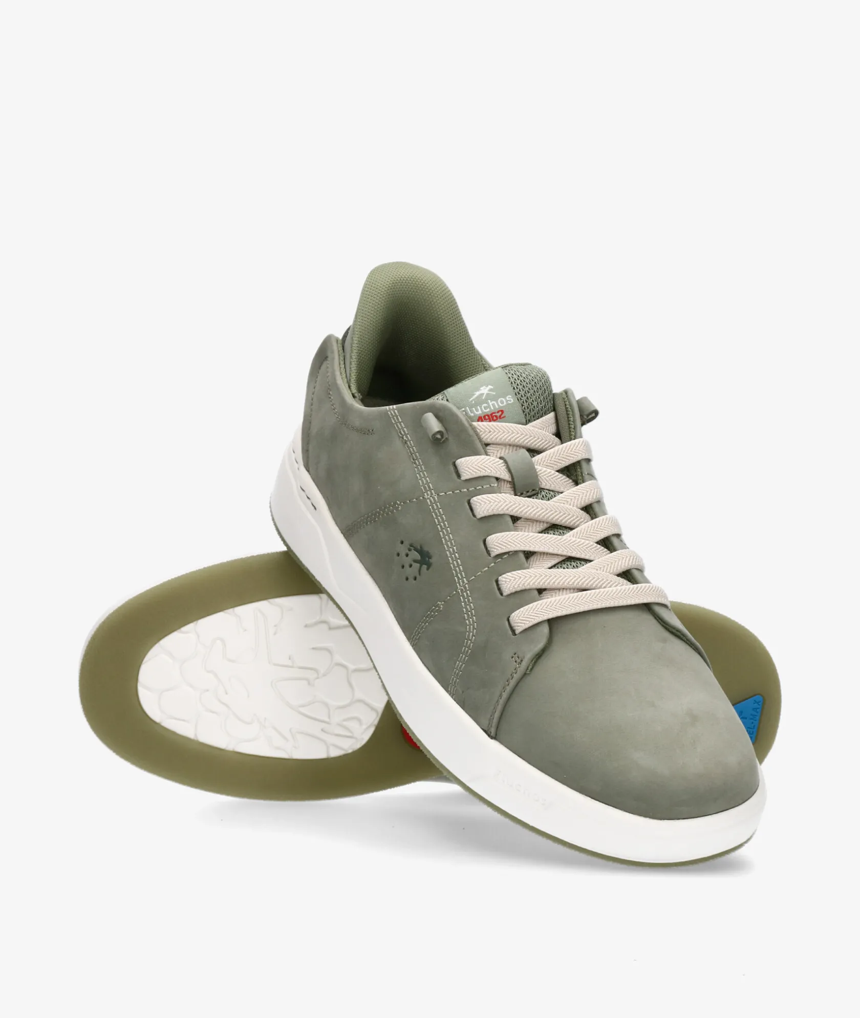 Hombre Fluchos Zapatos casual F2378 en caki