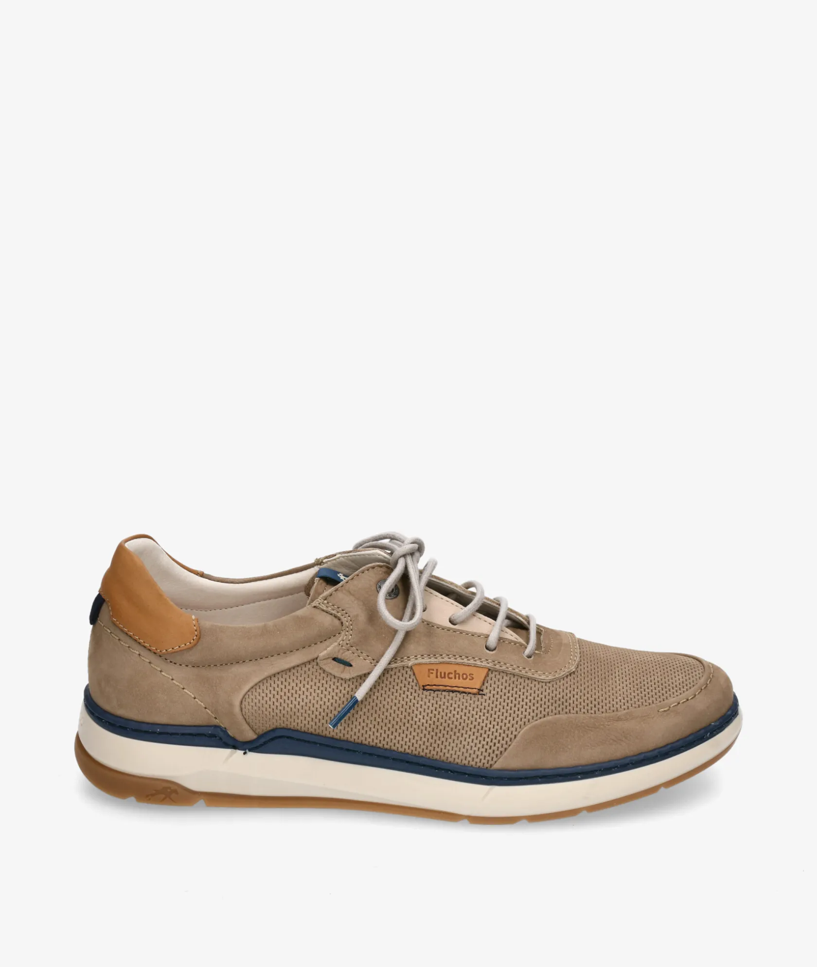 Hombre Fluchos Zapatos casual F2210 en nobuck taupe