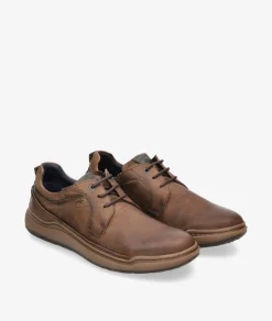 Hombre Fluchos Zapatos casual F2033 en nobuck marrón