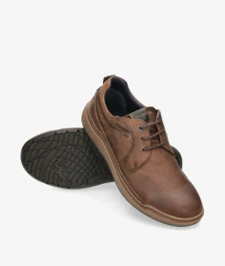 Hombre Fluchos Zapatos casual F2033 en nobuck marrón