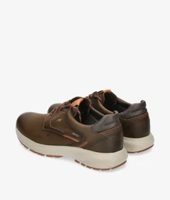 Hombre Fluchos Zapatos casual F2067 en nobuck marrón
