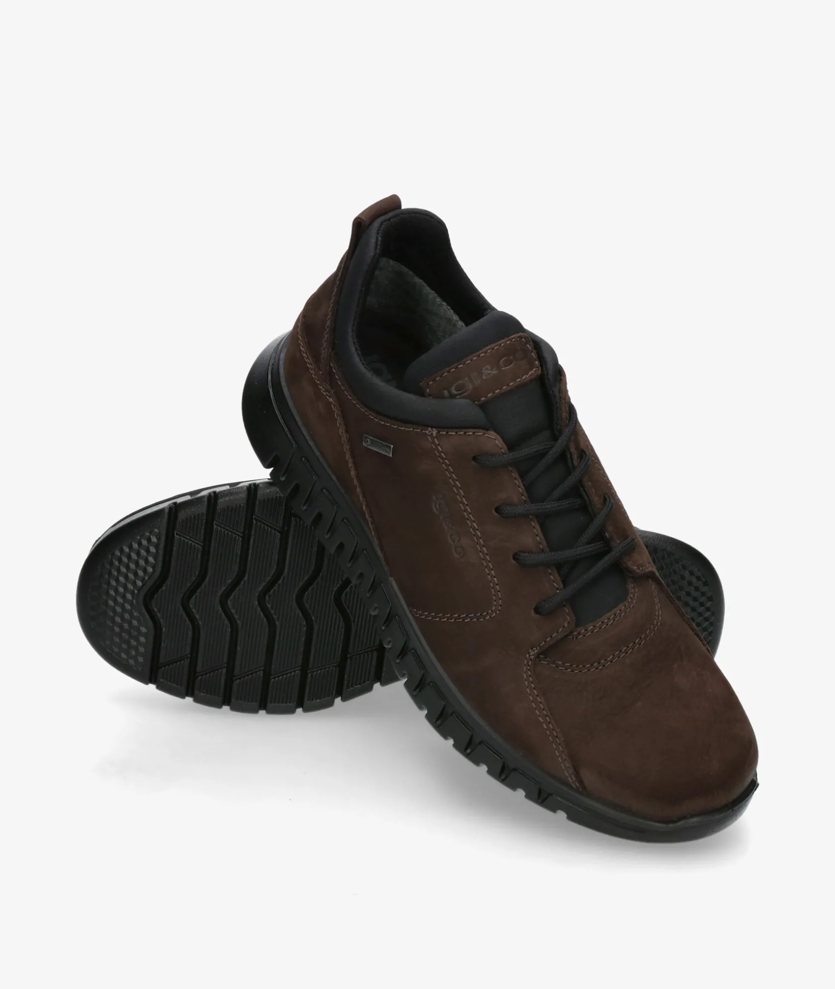 Hombre Igi&Co Zapatos casual Igi&Co 8619122 en nobuck marrón