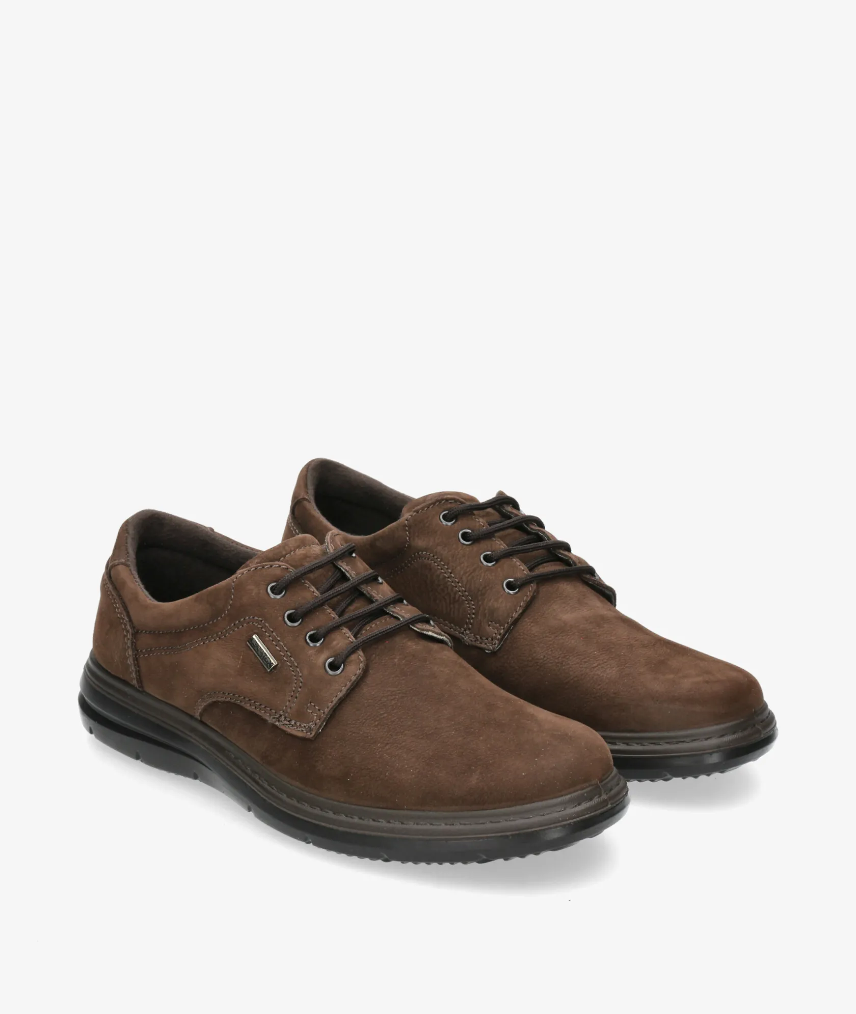 Hombre Imac Zapatos casual 851309 en nobuck marrón