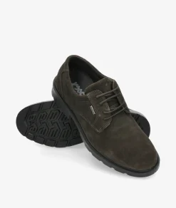 Hombre Imac Zapatos casual 850309 en serraje marrón