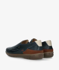 Hombre LUISETTI Zapatos casual 32310 NA en marino