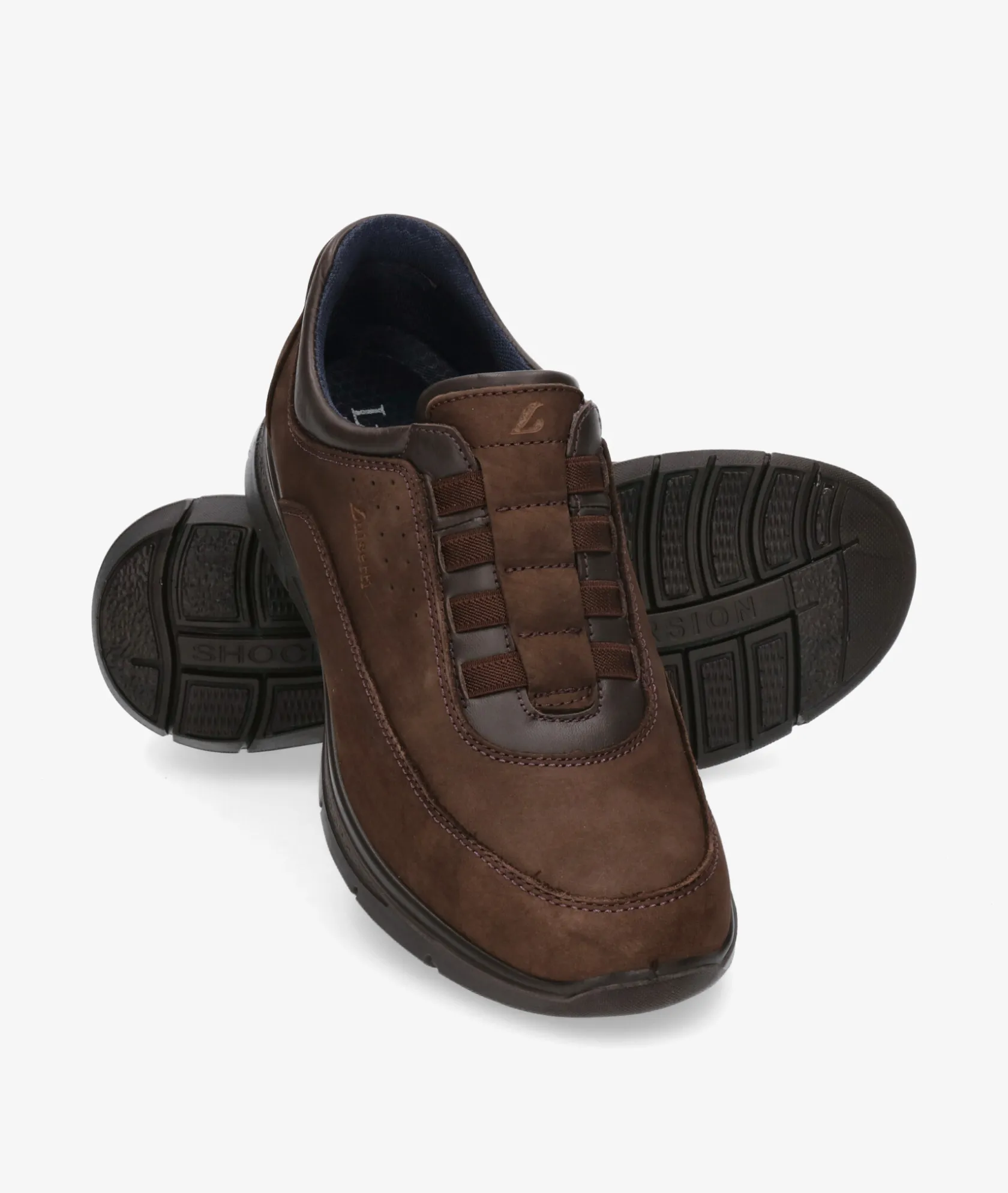 Hombre LUISETTI Zapatos casual 36101 NO en nobuck