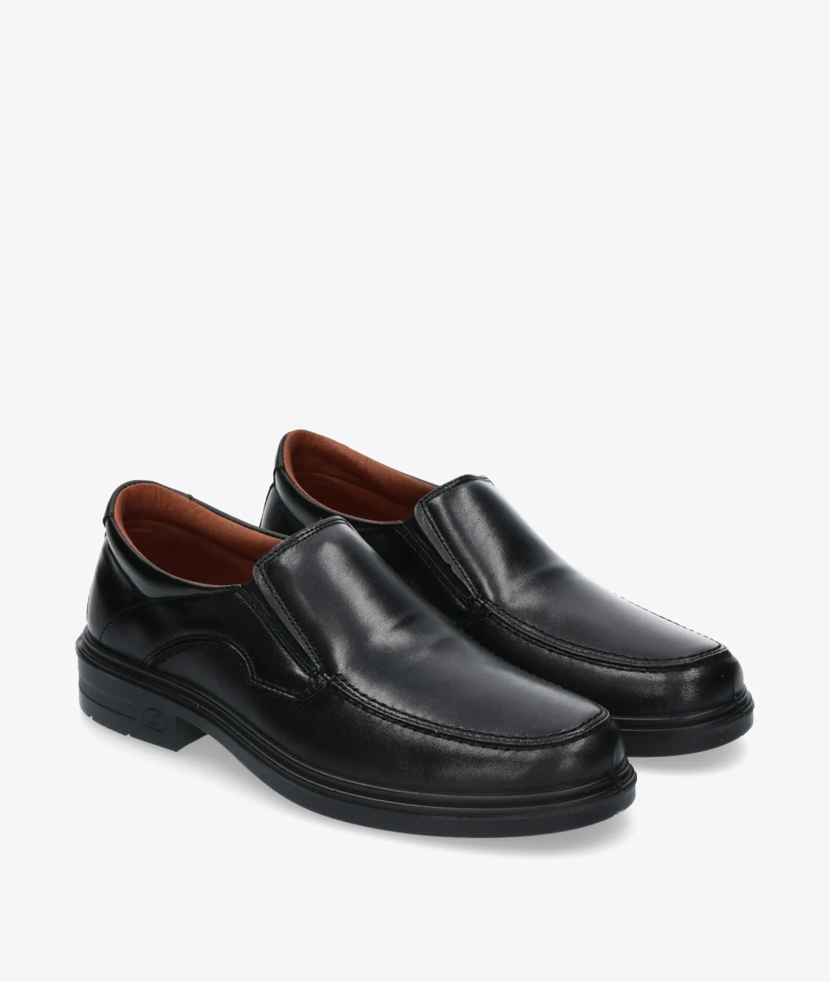 Hombre LUISETTI Zapatos casual 33650 ST en negro