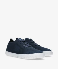 Hombre Mustang Zapatos casual 84801 en azul marino