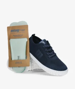 Hombre Mustang Zapatos casual 84801 en azul marino