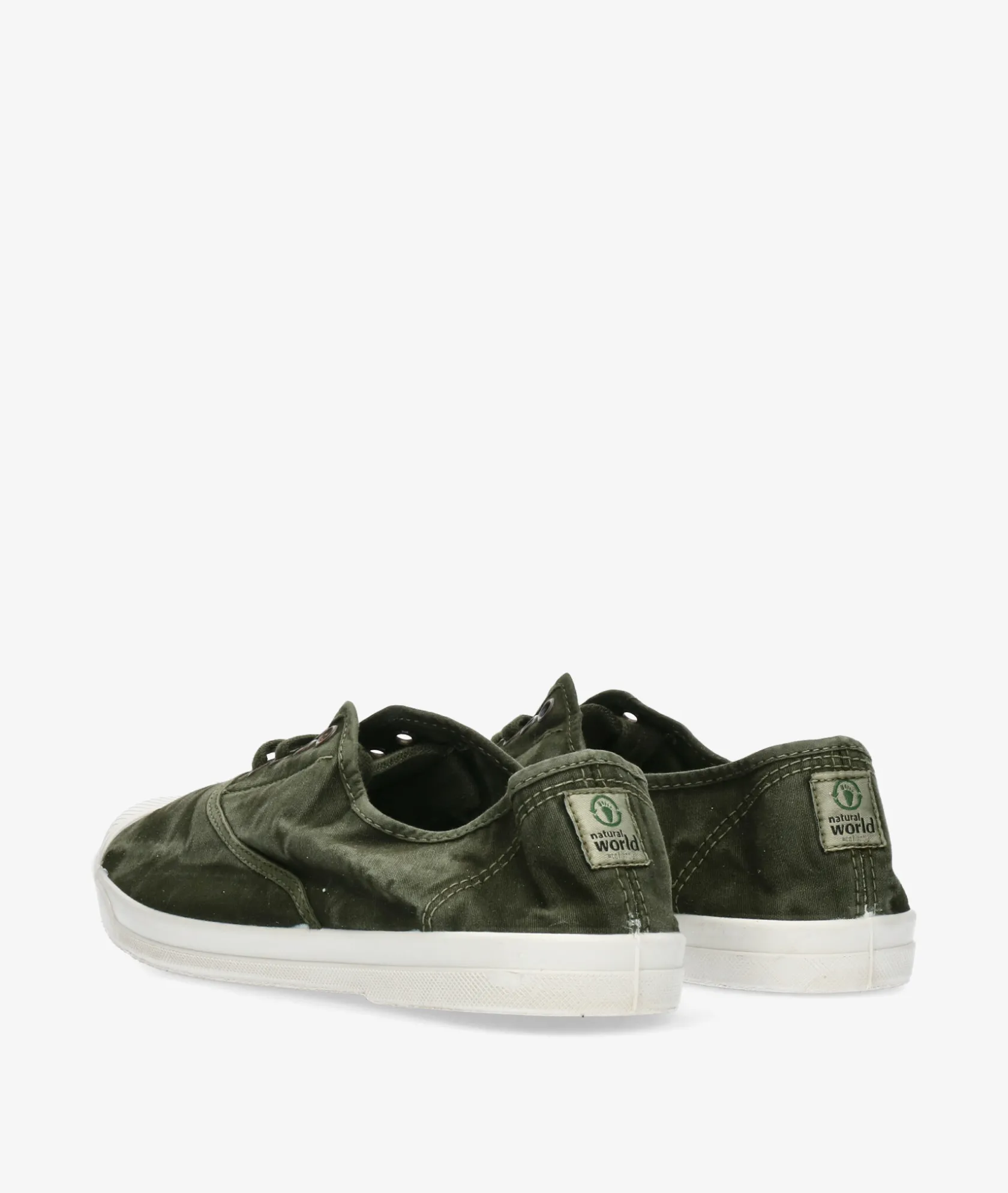 Hombre Natural World Zapatos casual 3102E INGLES ELASTICO ENZ en caki